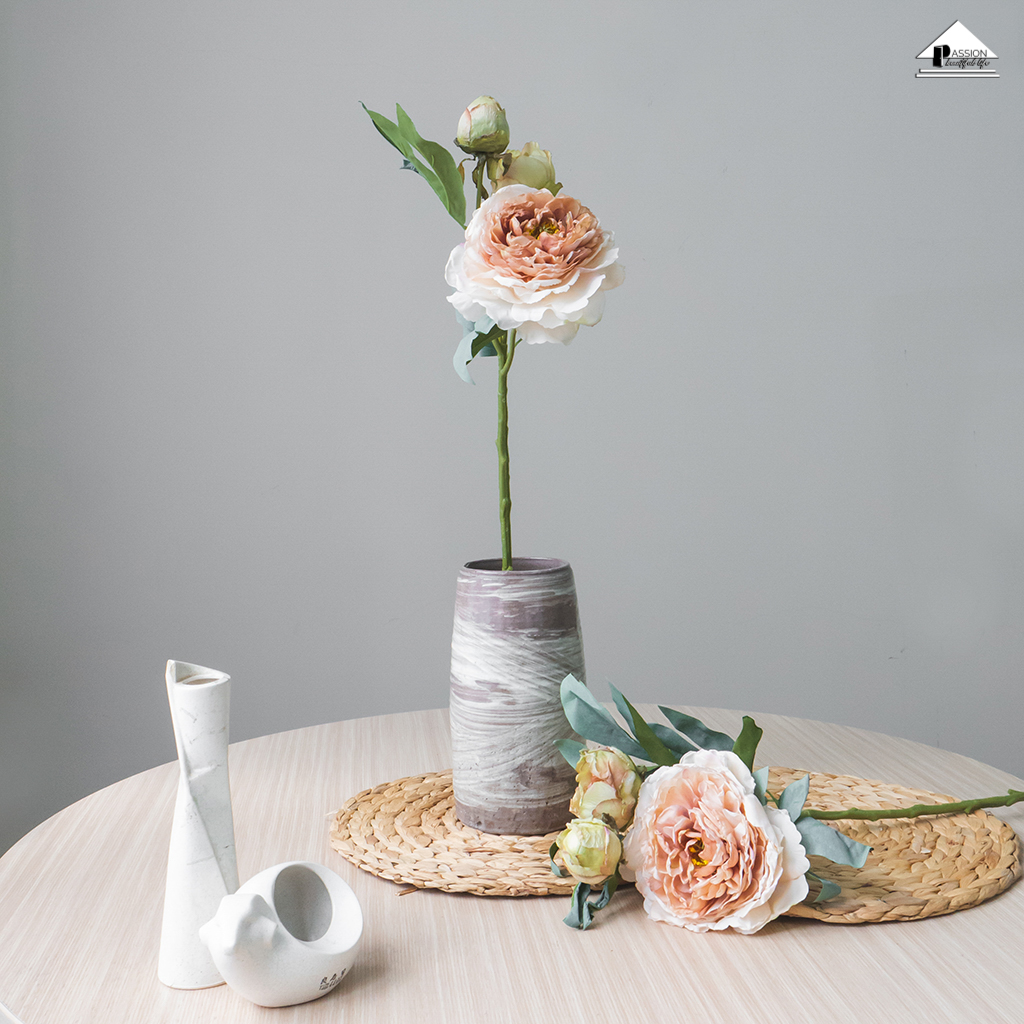 Hoa Giả, Hoa Lụa Cao Cấp Decor Trang Trí Phong Cách Châu Âu Sang Trọng