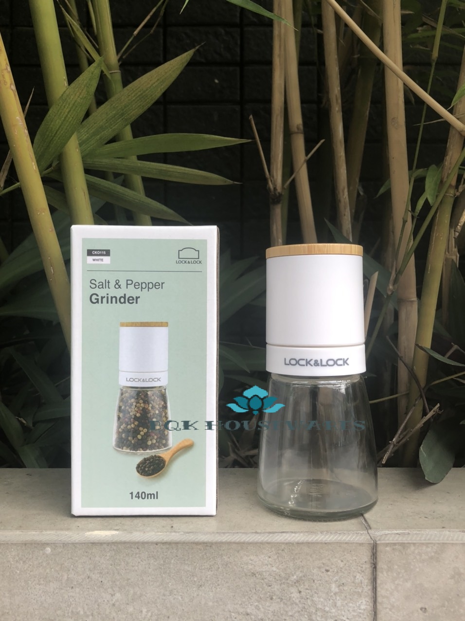 [HCM][ Lock&Lock ] Hũ Xay Tiêu Thủy Tinh Lock&Lock 140ml Cko115