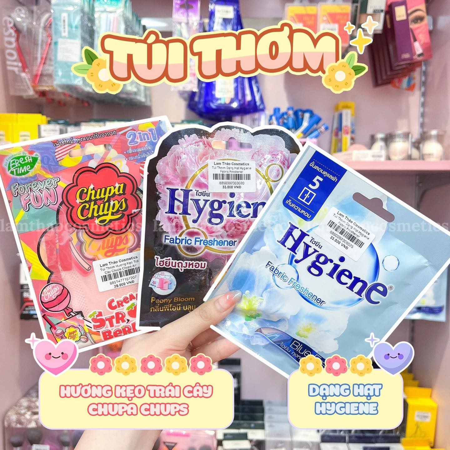 Túi Thơm Dạng Hạt Hygiene Fabric Freshener