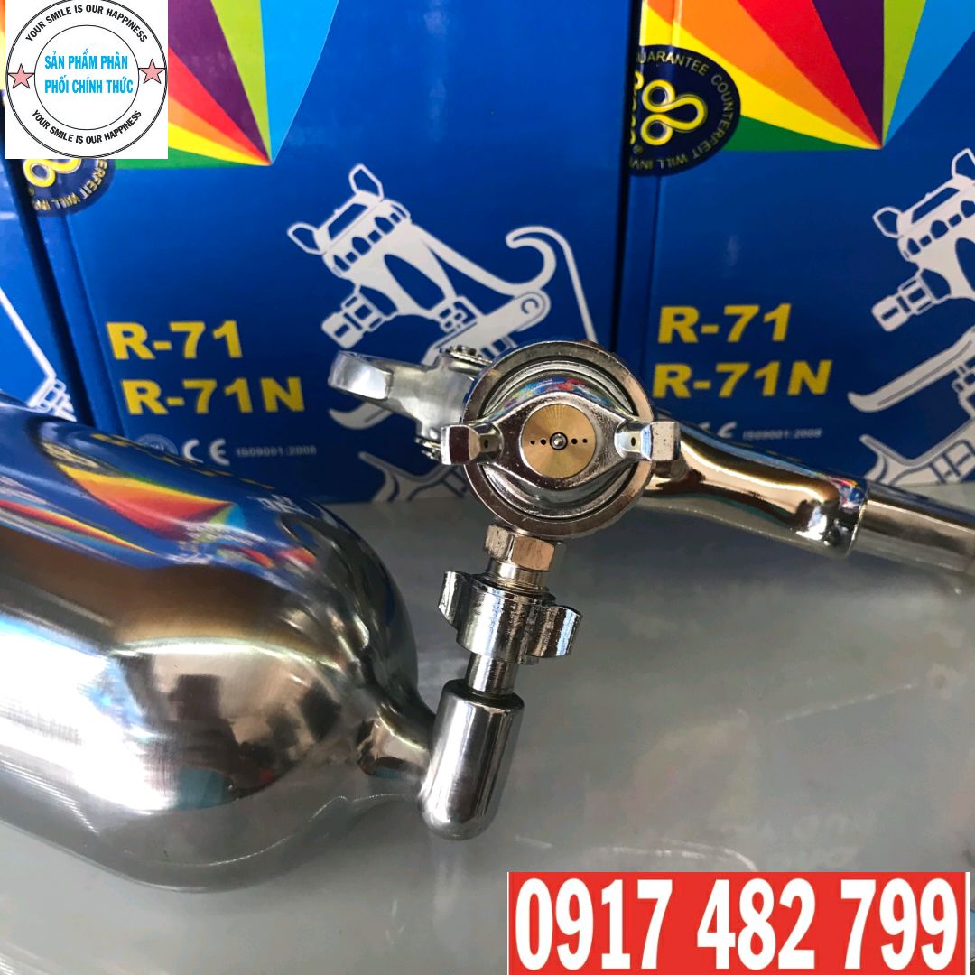 [HCM]DỤNG CỤ PHUN SƠN R71 PRONA BÉC PHUN 1.3MM