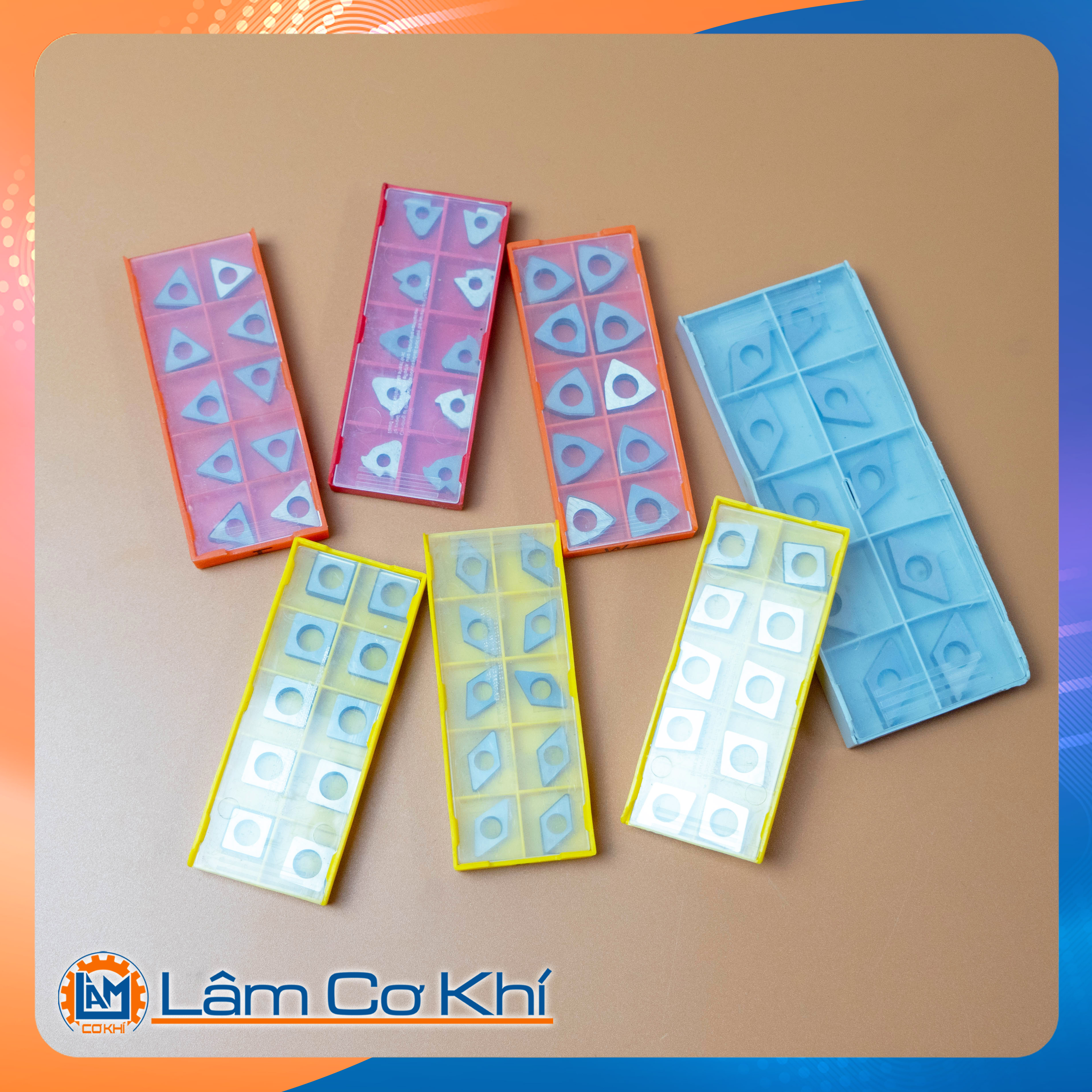 Miếng đệm, miếng lót trên cán dao tiện w08, t16, c12, d15, đệm ren 16er
