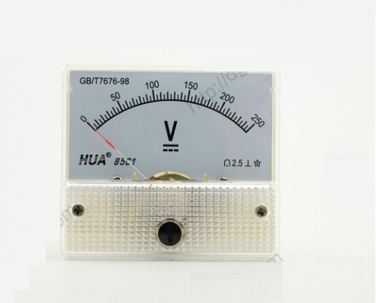 Đồng hồ đo điện áp 1 chiều DC /Vôn kế DC