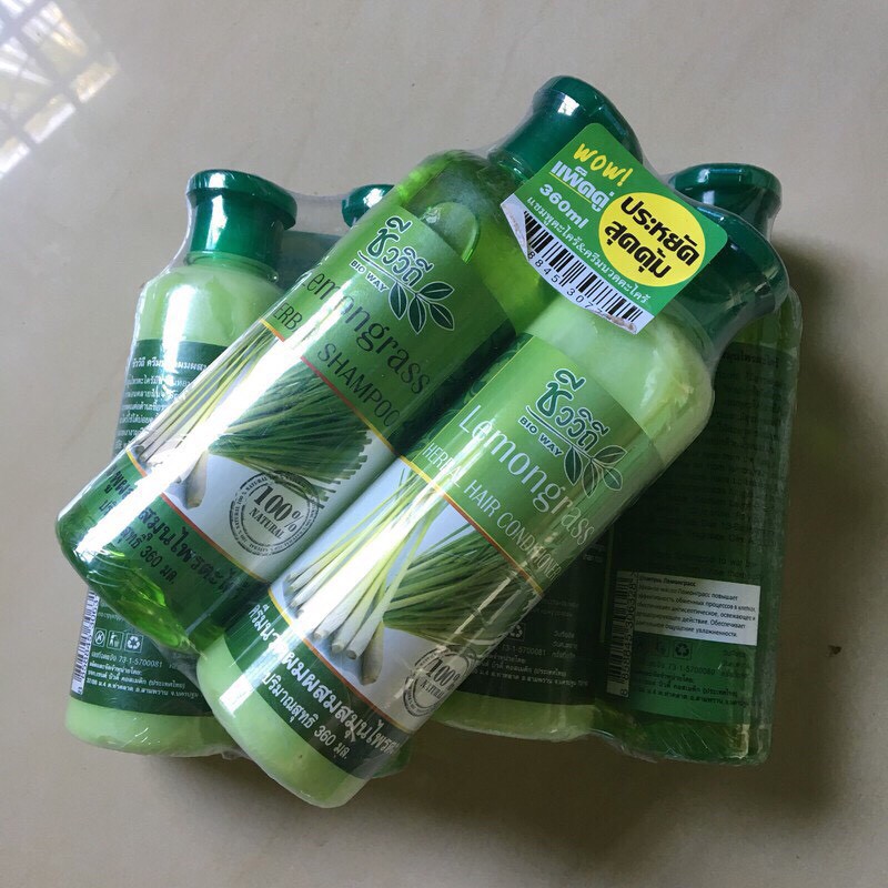 [ HOT ] Cặp Dầu Gội Xả Tinh Chất Sả Chanh Thái Lan
