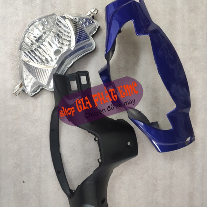 Combo bộ ốp đầu kèm bóng xe FUTURE NEO phanh CƠ , ốp đầu xe máy, siêu đồ phụ tùng xe máy, phụ tùng xe máy giá rẻ