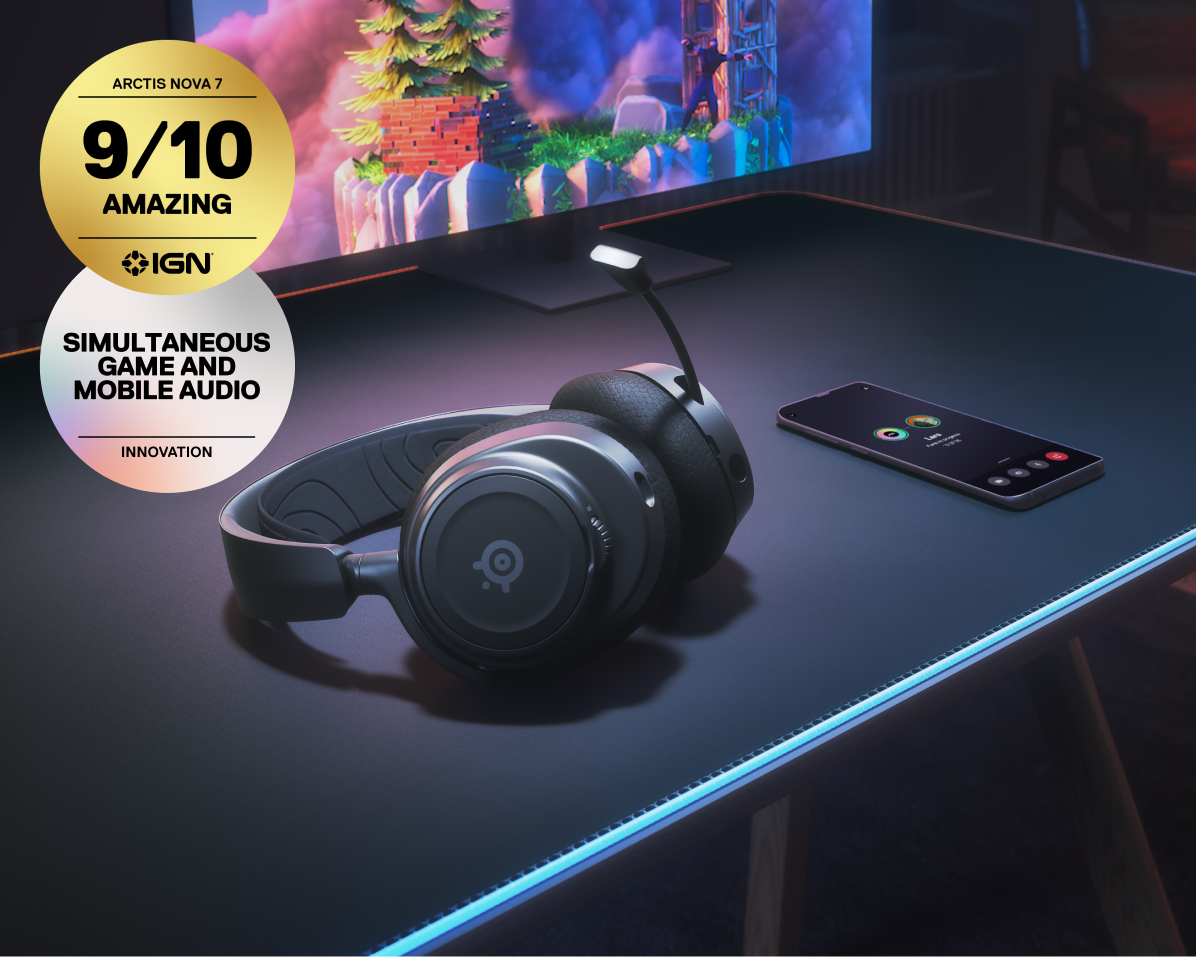Tai nghe STEELSERIES ARCTIS NOVA 7 Bluetooth | Wireless 2.4Ghz - GAMING HEADSET MKStore
