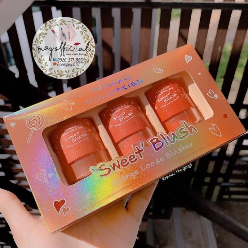 Bộ 3 má hồng dạng bột Tanako Sweet Blush Organe