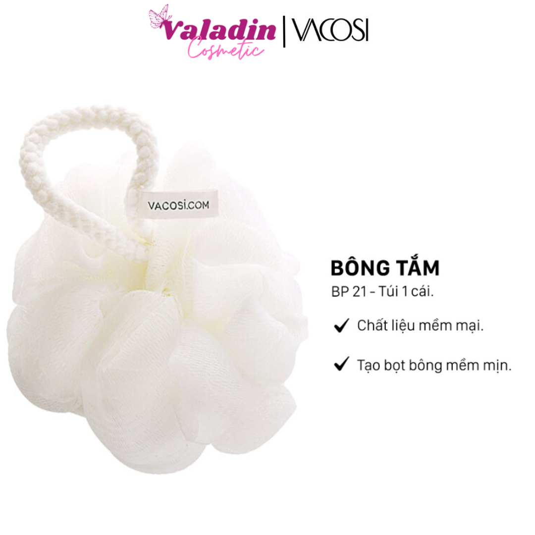 Bông tắm VACOSI Plastic Bath Sponge Bông tạo bọt tắm