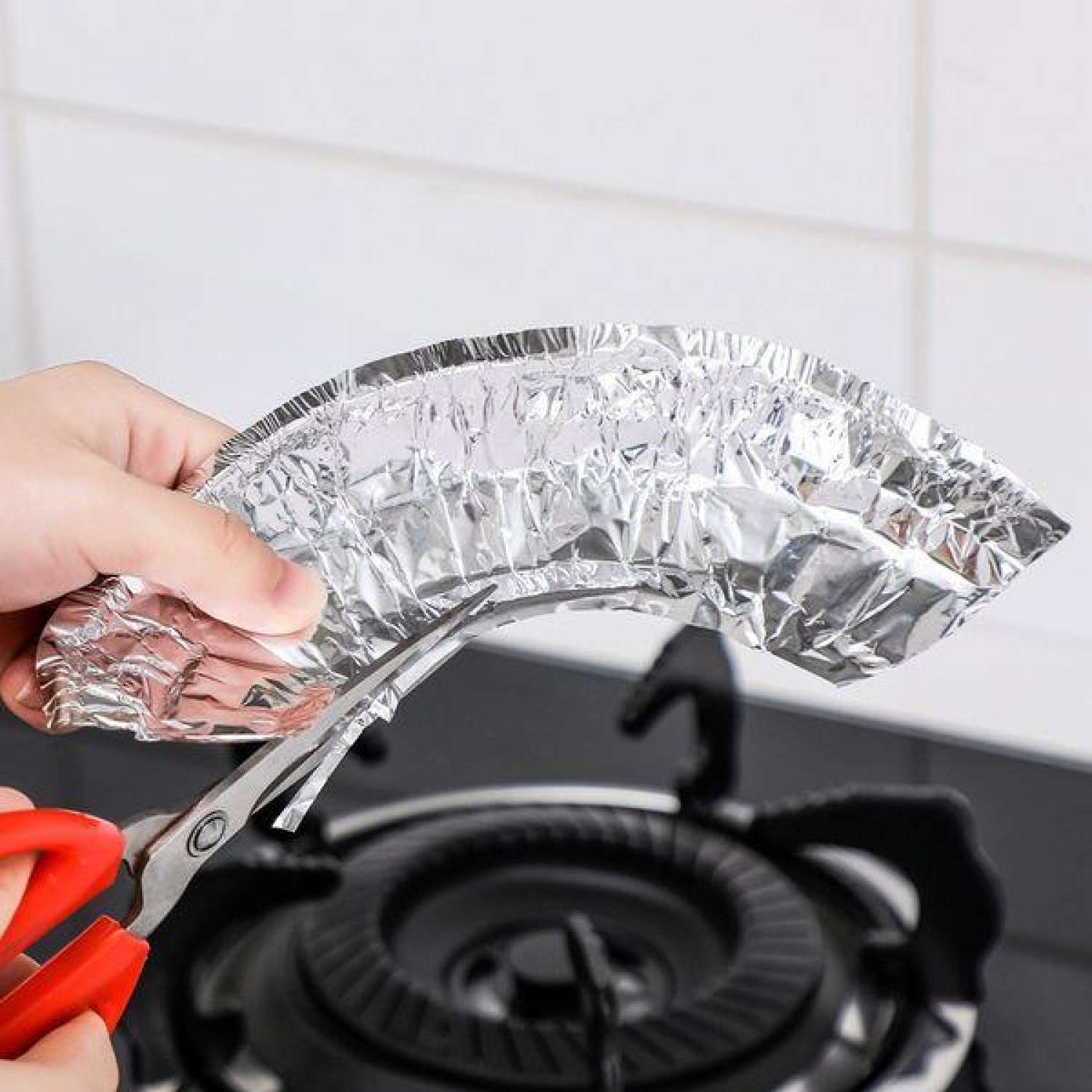 Set 10 khay giấy bạc lót bếp gas