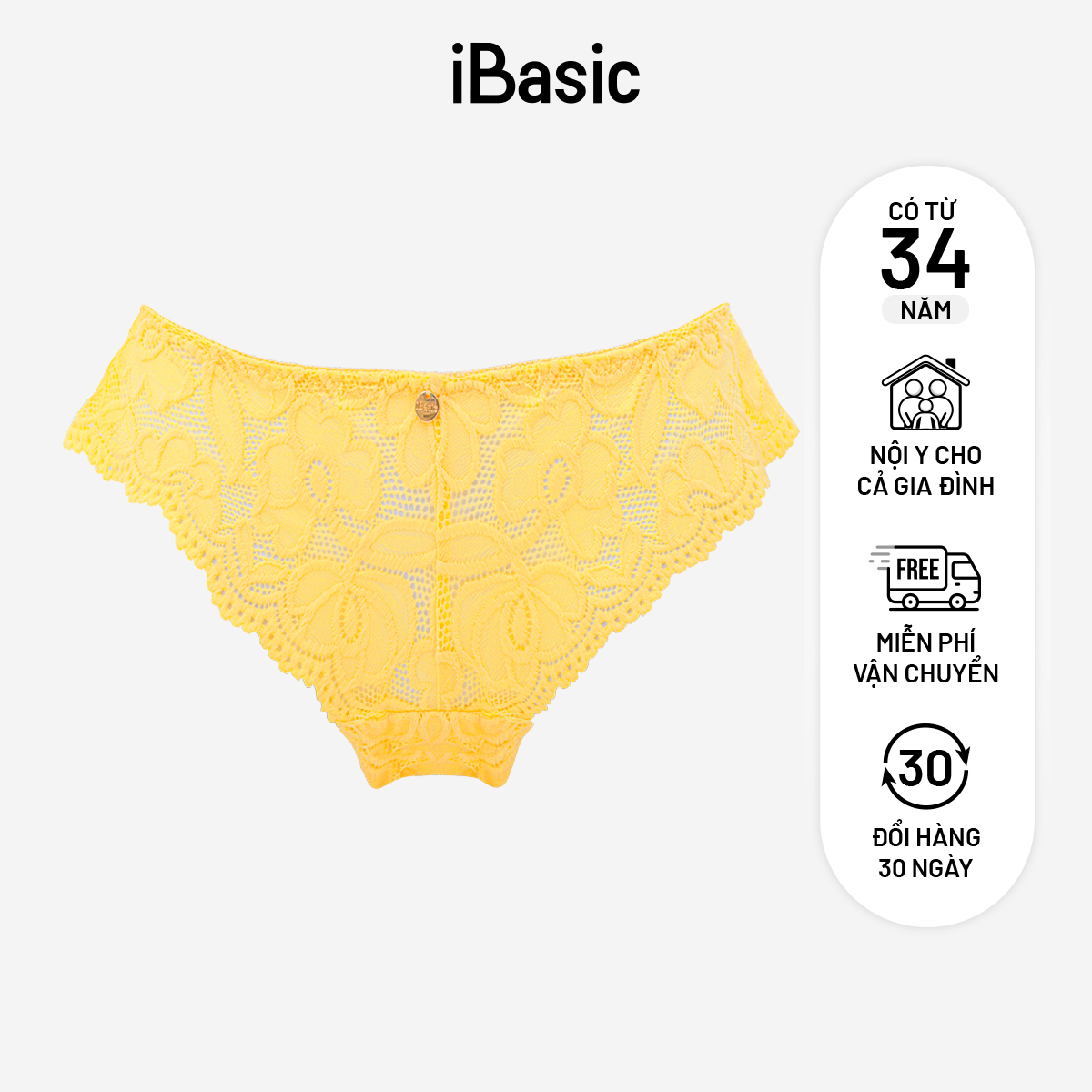 Quần lót nữ iBasic bikini ren PANW159
