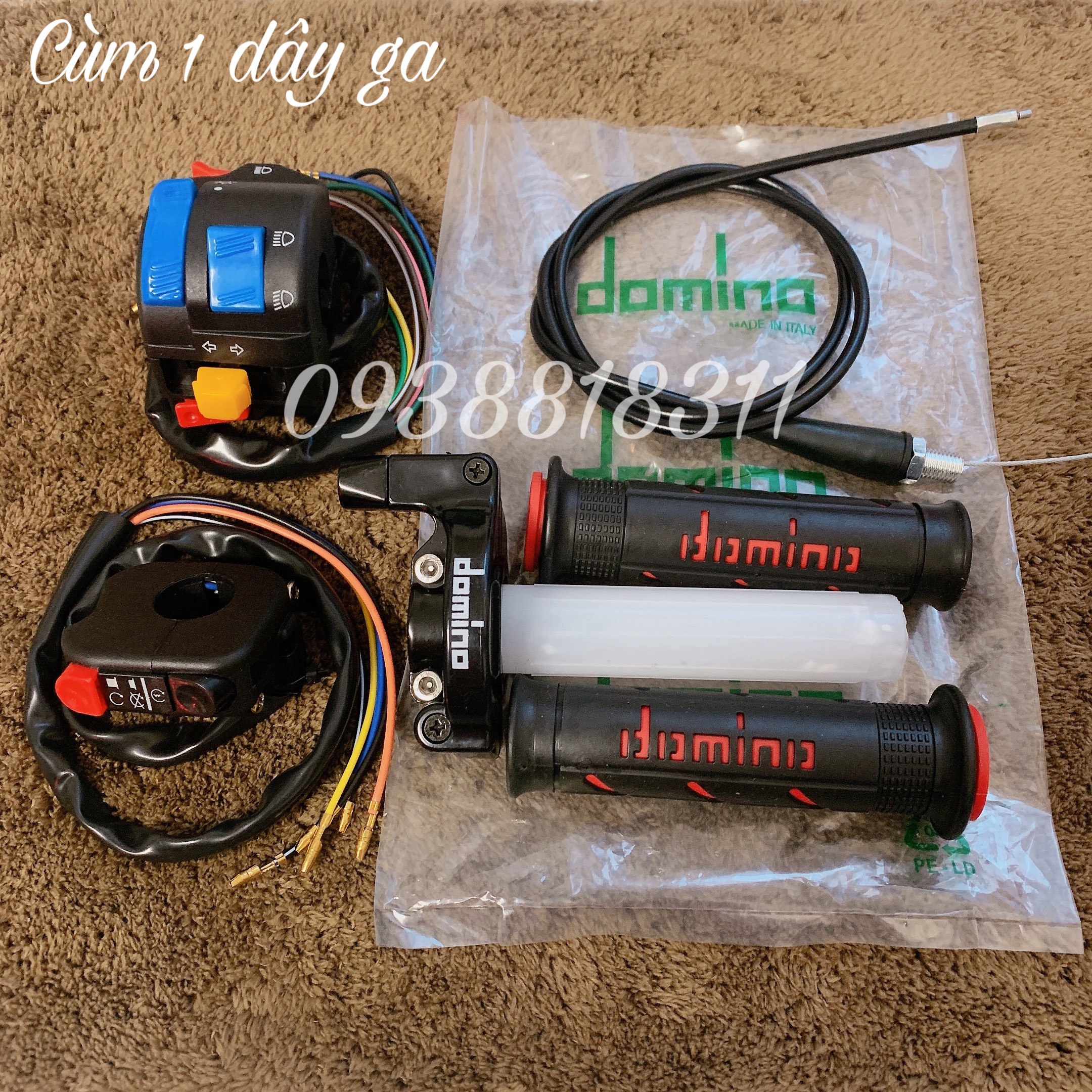 Combo shackles acceleration Domino + shackles switch FZ + shackles on off + gloves Domino