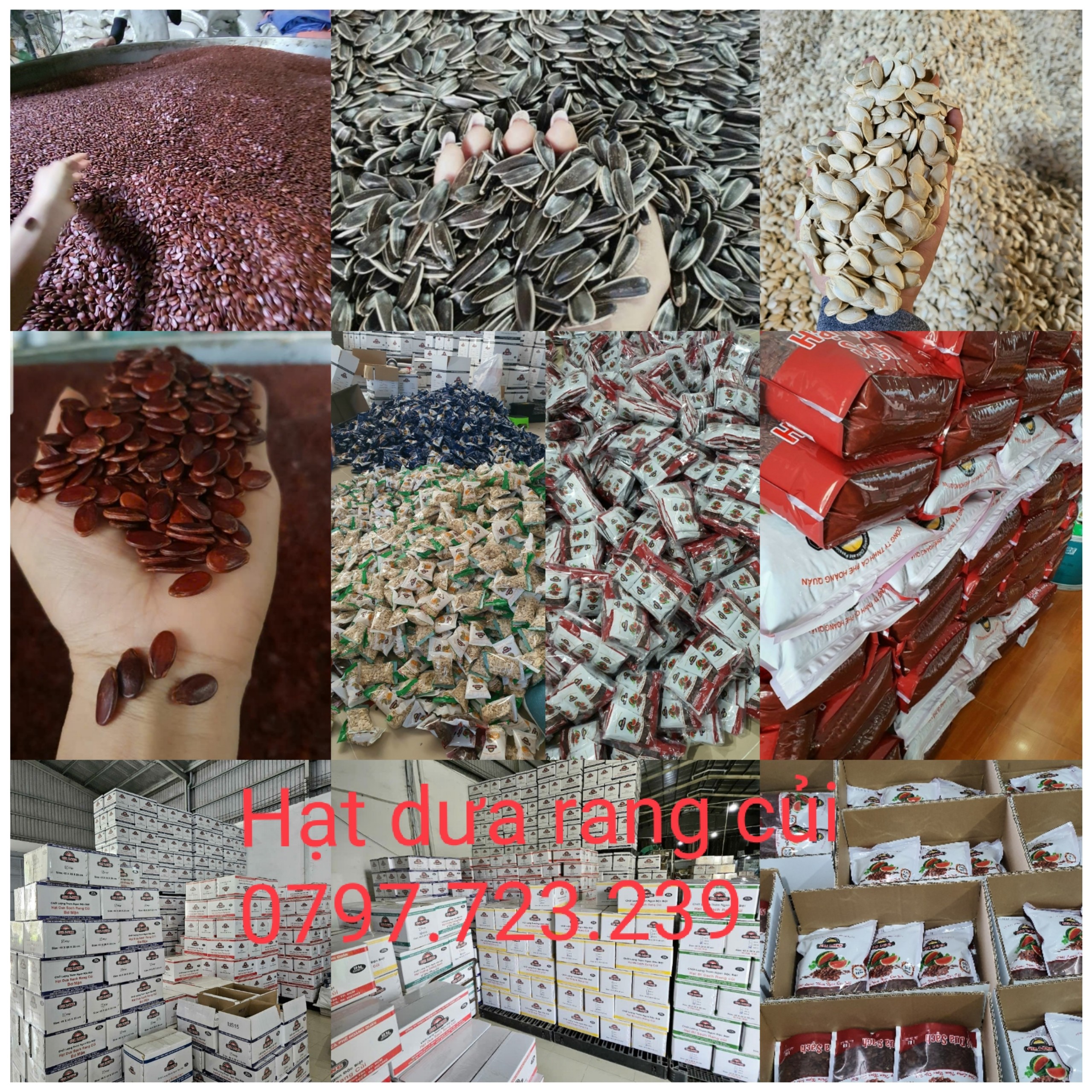 Hạt Dưa Sạch Gia Long vị mộc rang củi thơm giòn béo (40g)