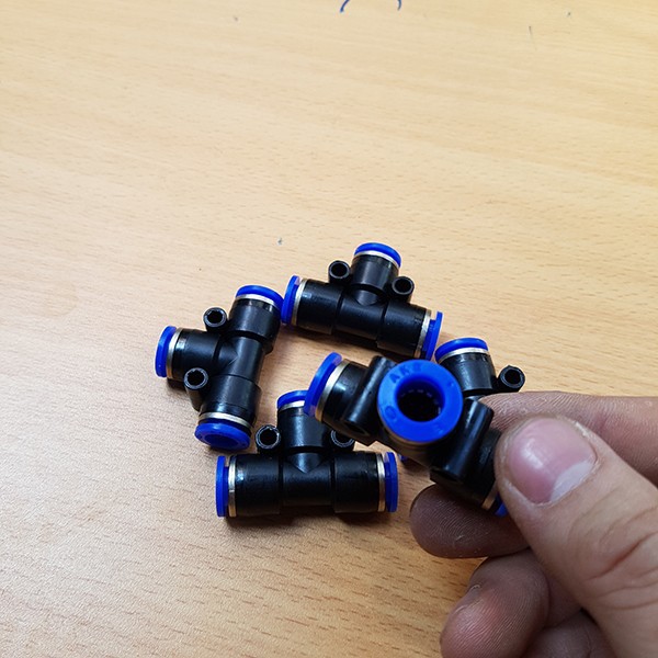 Combo 10 tê nối nhanh ống 8mm