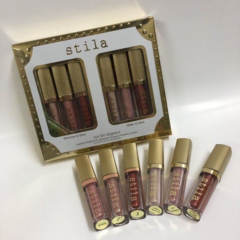 [HCM]SET 6 NHŨ MẮT KIM TUYẾN stila