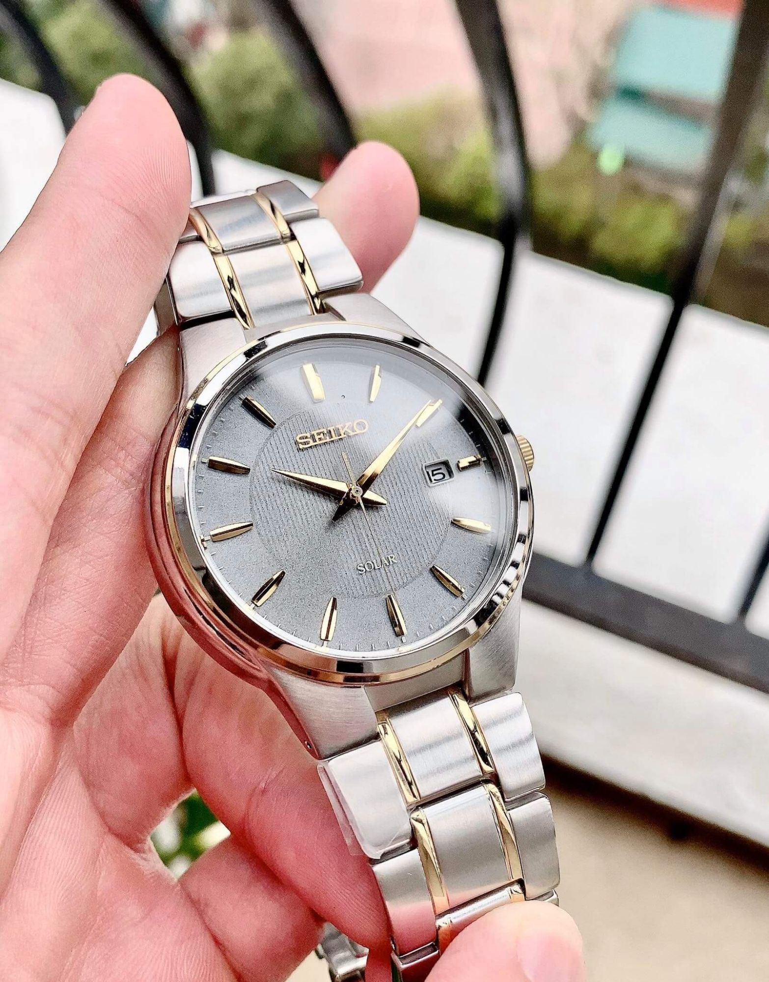 Đồng hồ Seiko Nam SNE404 Solar