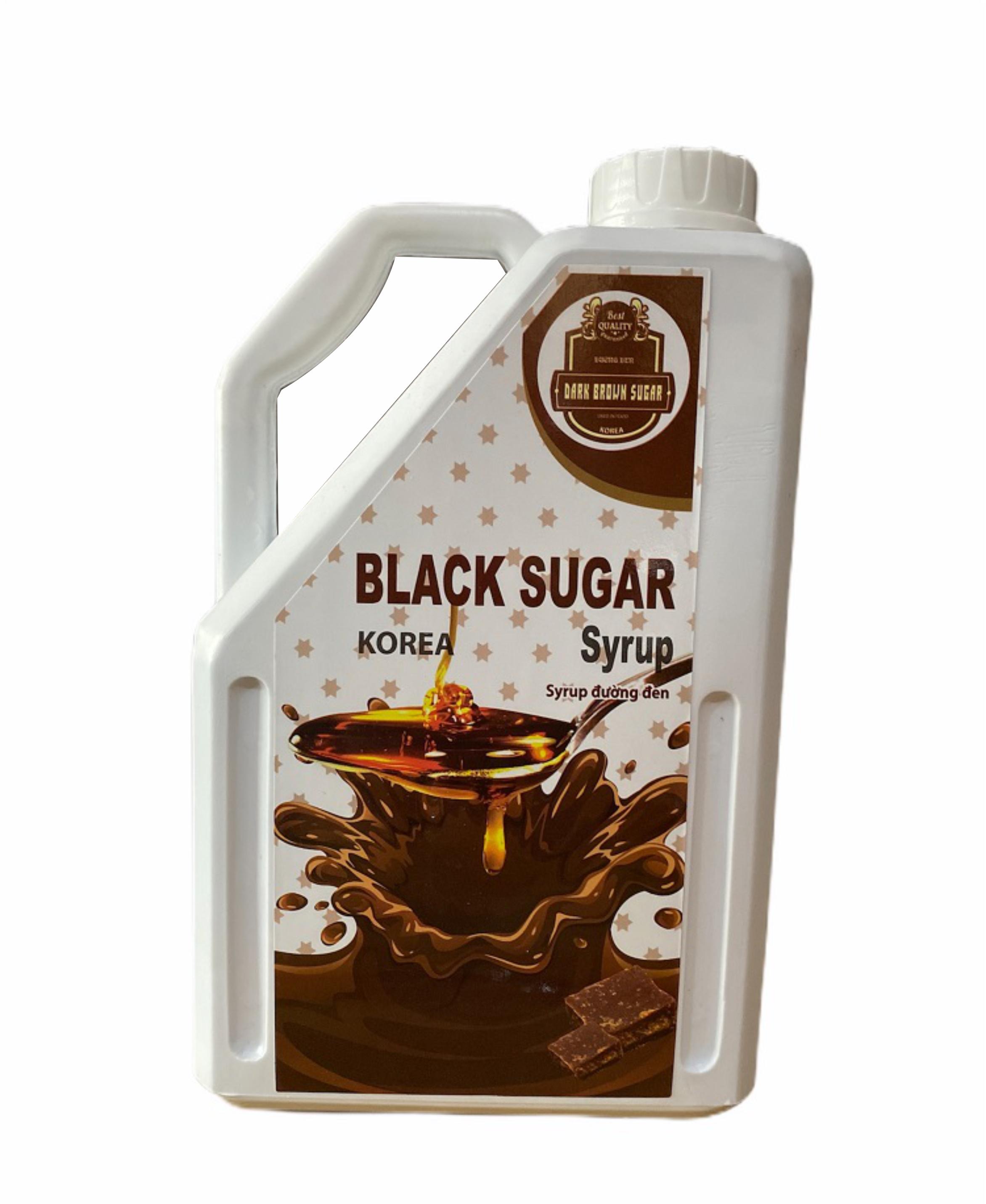 Siro đường đen Hàn Quốc can 2.5kg