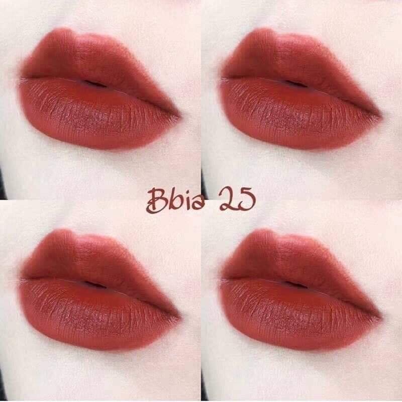 Son kem BBia 25 đỏ bungundy siêuuuu hottttt