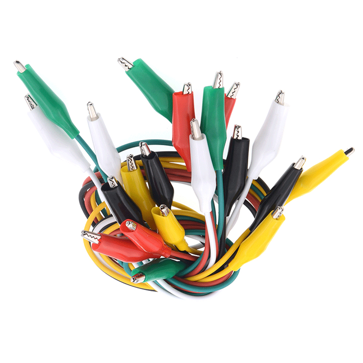 Bộ 10 Dây Điện Kết Nối Kẹp Cá Sấu