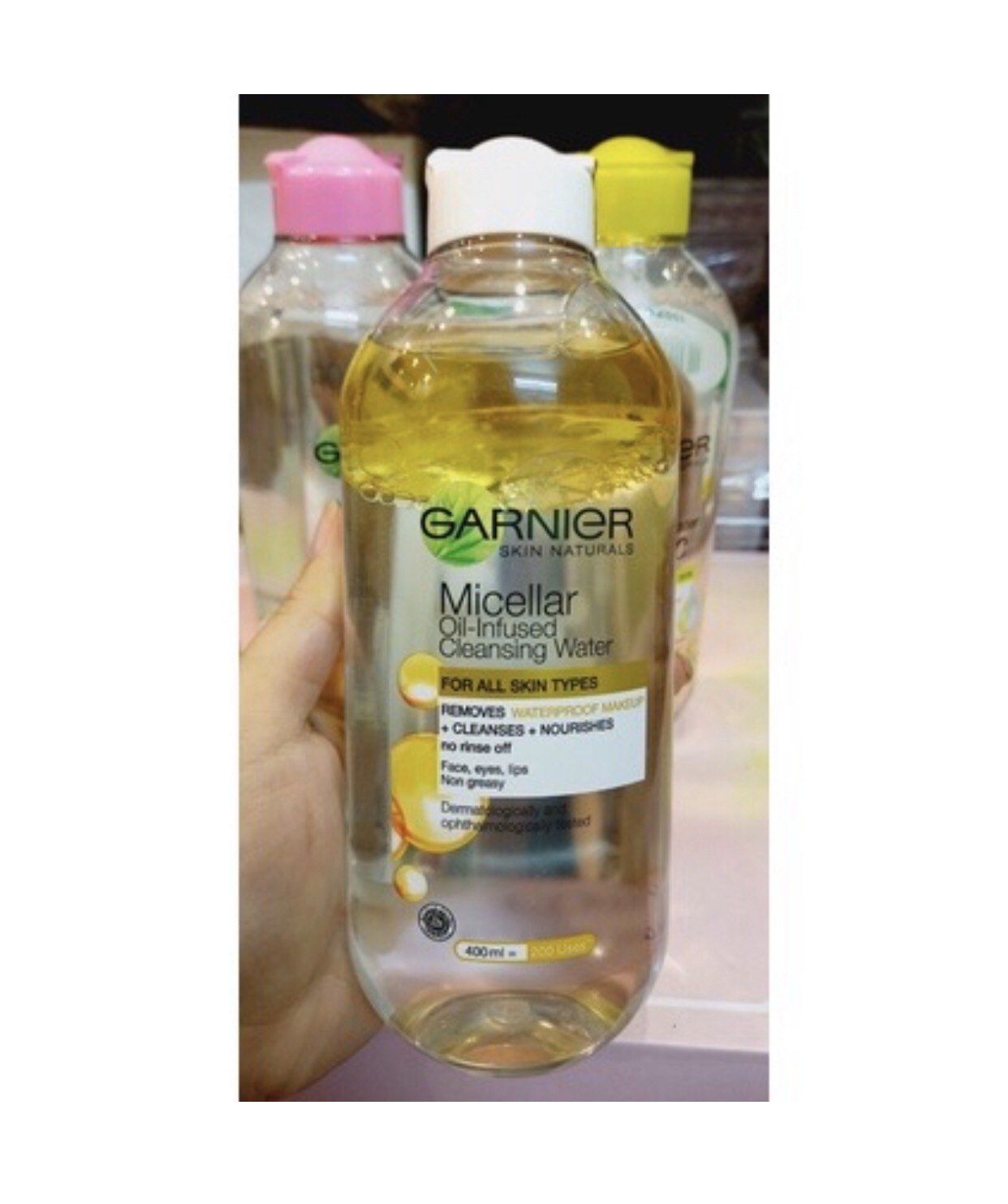 Nước tẩy trang Micellar Water Garnier 400ml