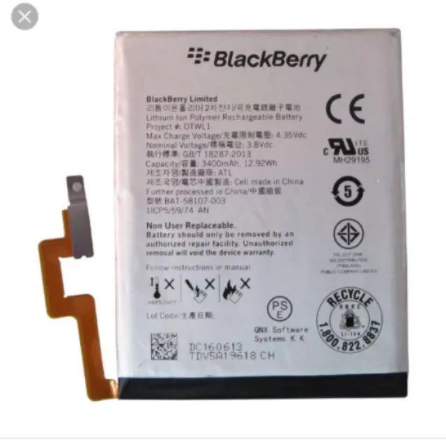 Pin Blackberry Passport Q30 bảo hành đổi mới