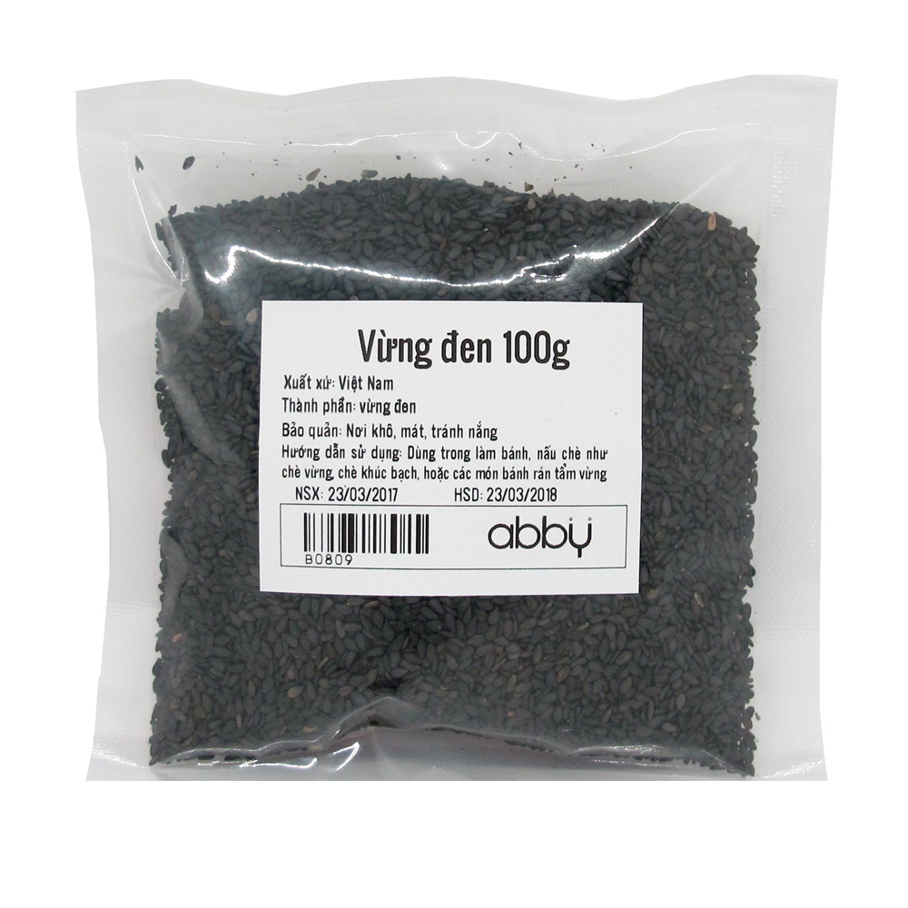 Vừng đen túi 100g