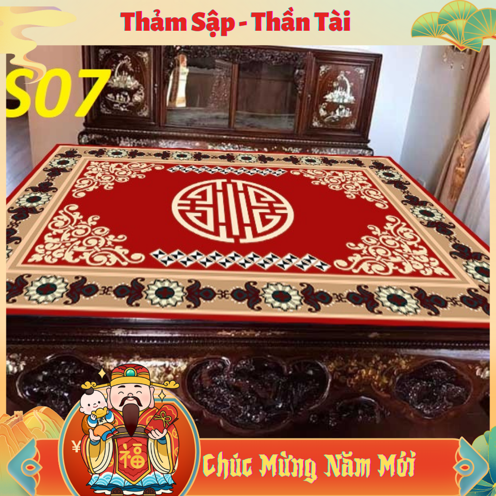Thảm trải sập, chiếu ngựa thảm trải sàn Bali 5d