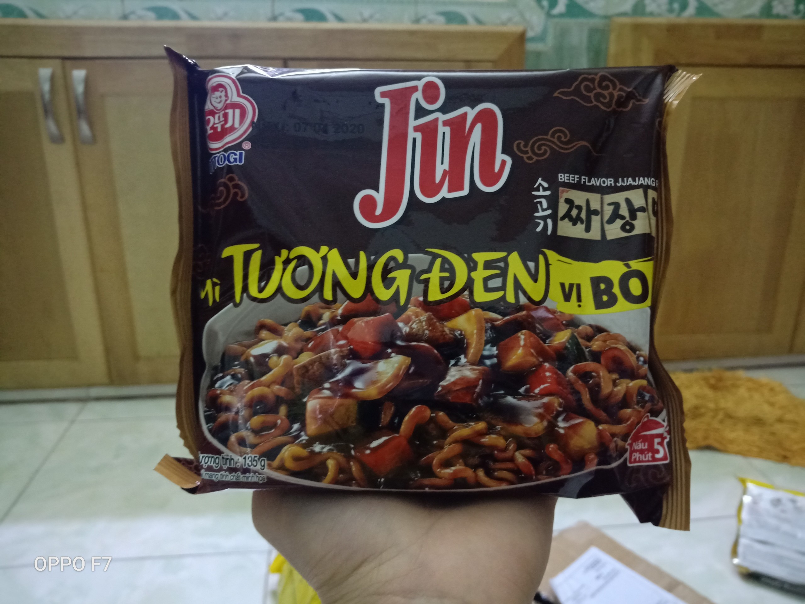 [HCM]Mì xốt tương đen vị bò 135g