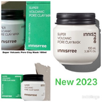 [Mẫu Mới] Mặt Nạ Đất Sét Innisfree Super Volcanic Pore Clay Mask 100ml