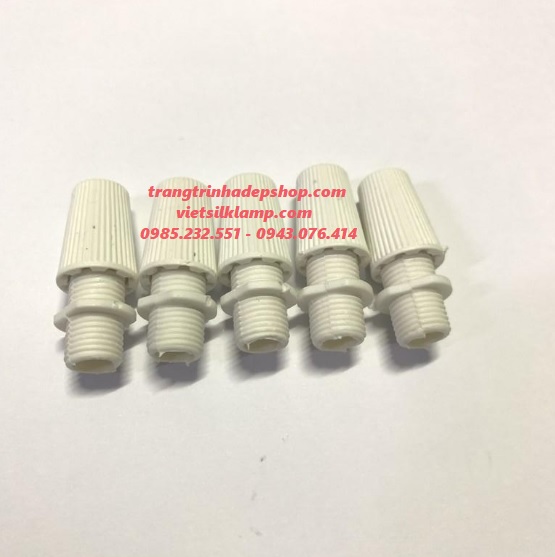 Nút thít dây nhựa dùng kẹp dây điện cho đui đèn E12, E14, E26, E27