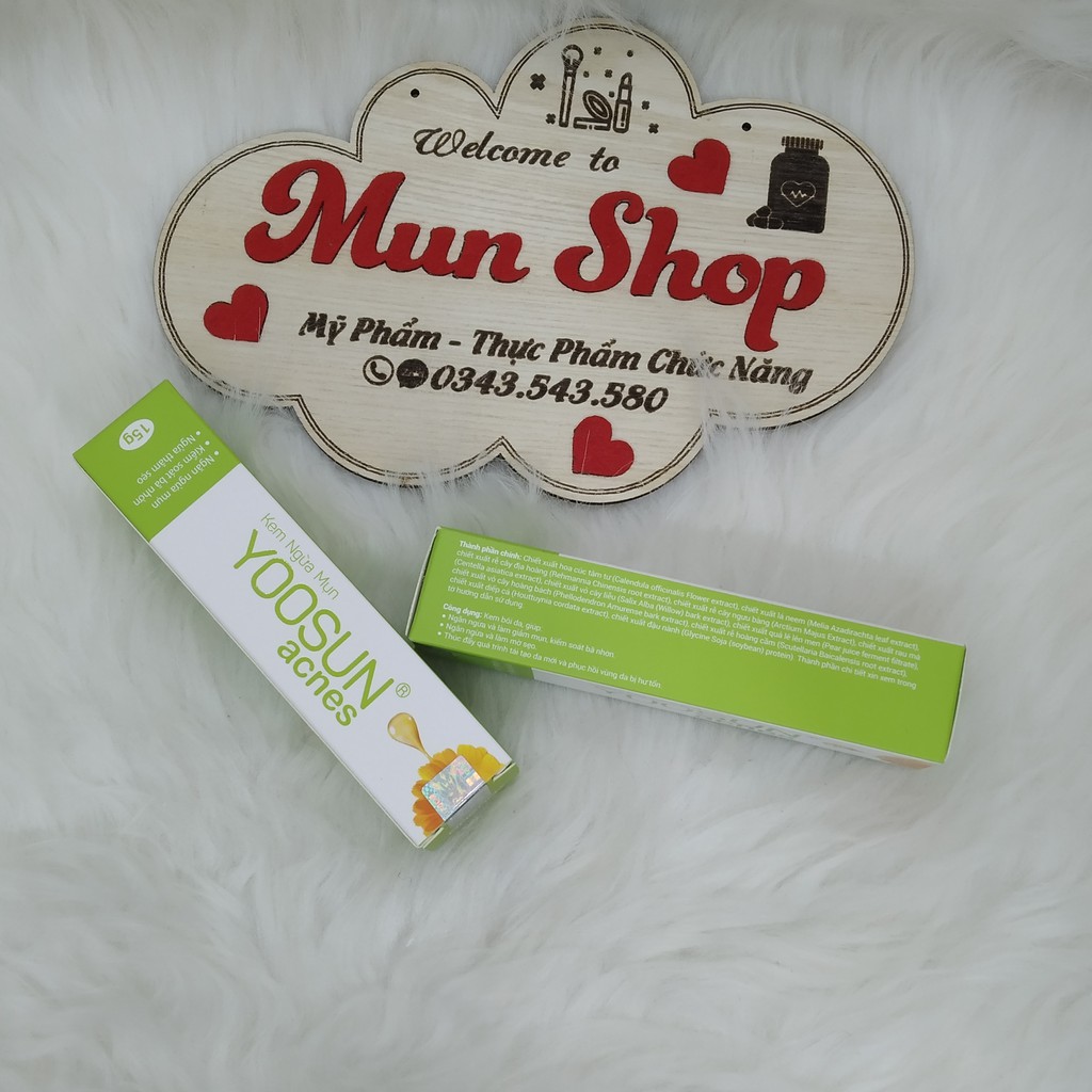Kem Ngừa Mụn Yoosun Acnes Tuýp 15G
