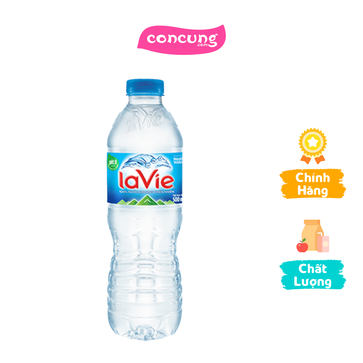 Nước khoáng la vie 0.5l