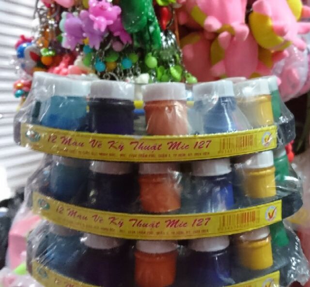 Màu vẽ 12 màu, màu nước Mic
