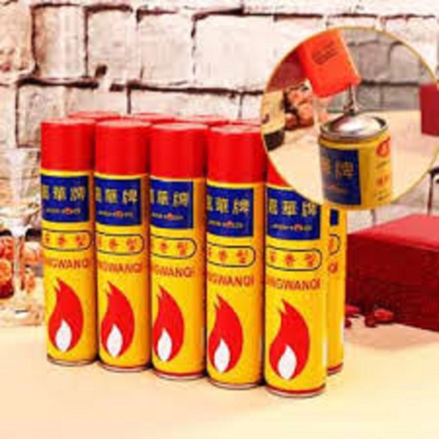Bình gas 80gms bơm bật lửa , chai gas bơm - Bật Lửa Zippo Xịn