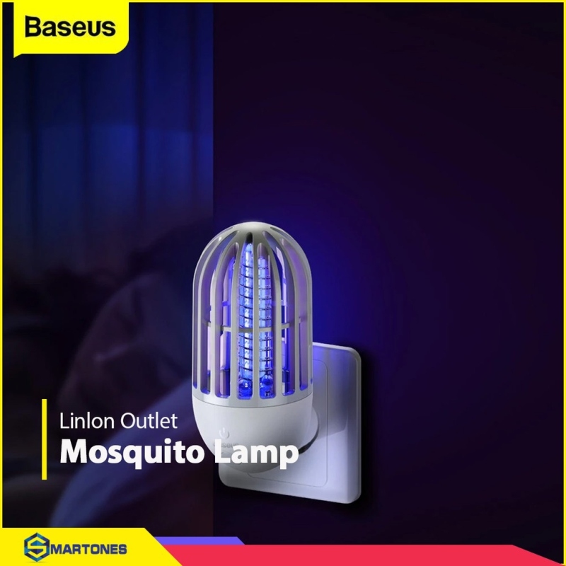 ✆ Đèn ngủ Baseus Linlon Outlet 2 in 1 hỗ trợ bắt muỗi diệt côn trùng bảo vệ gia đình bạn