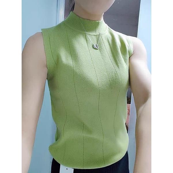 ♨  Áo len sát nách mặc vest cổ 3 phân