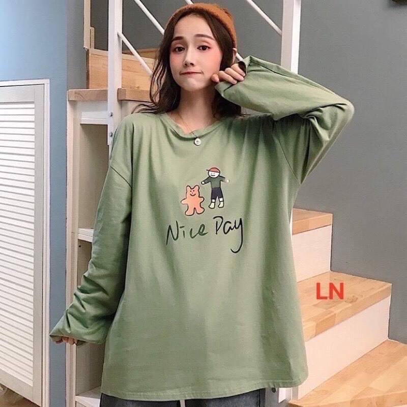 Áo 3D nice day tay dài LN11