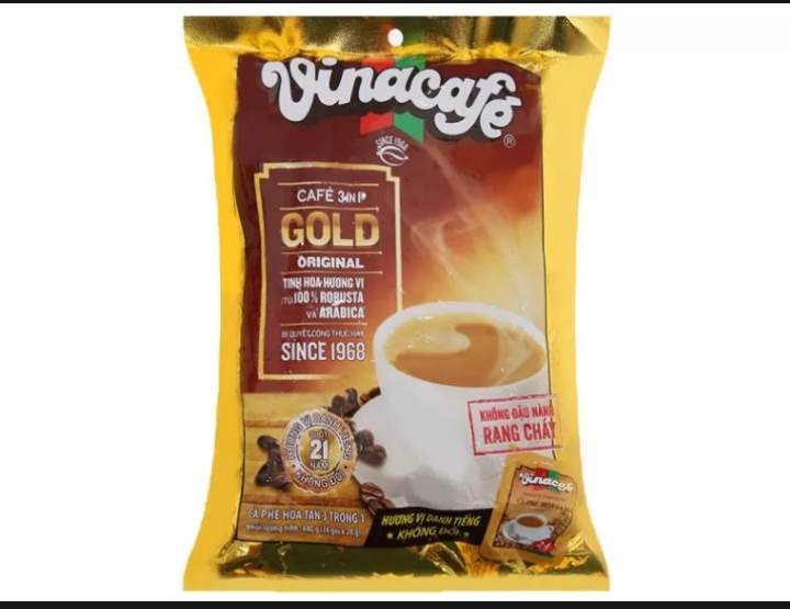 SaleBox - Thông tin mua sắm, khuyến mãi 37 COMBO 3 BỊCH CÀ PHÊ HÒA TAN VINA GOLD SỮA (24 GÓI * 20G)