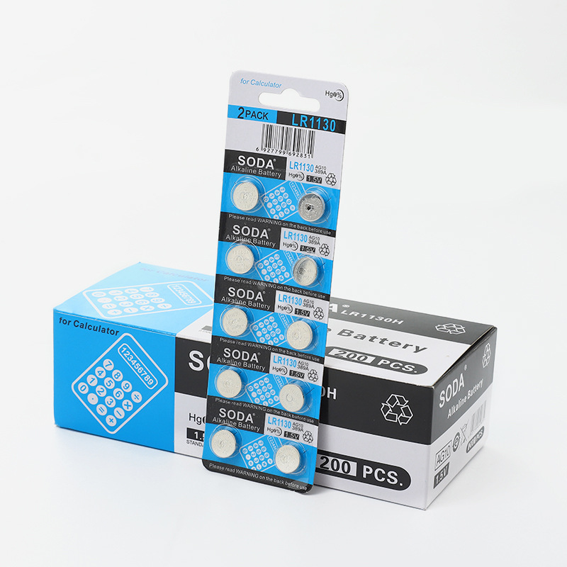 Vỉ Pin Cúc Áo Vỉ 10 Viên (AG13 LR44) (AG10 LR1130) (AG3 LR41) (AG1 LR621) (AG4 LR626)