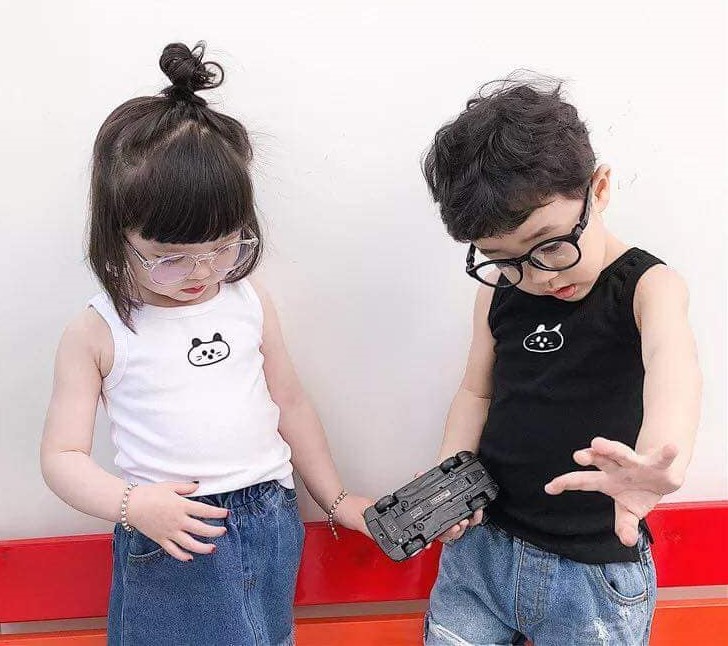 [HCM]Áo thun ba lỗ bé trai bé gái