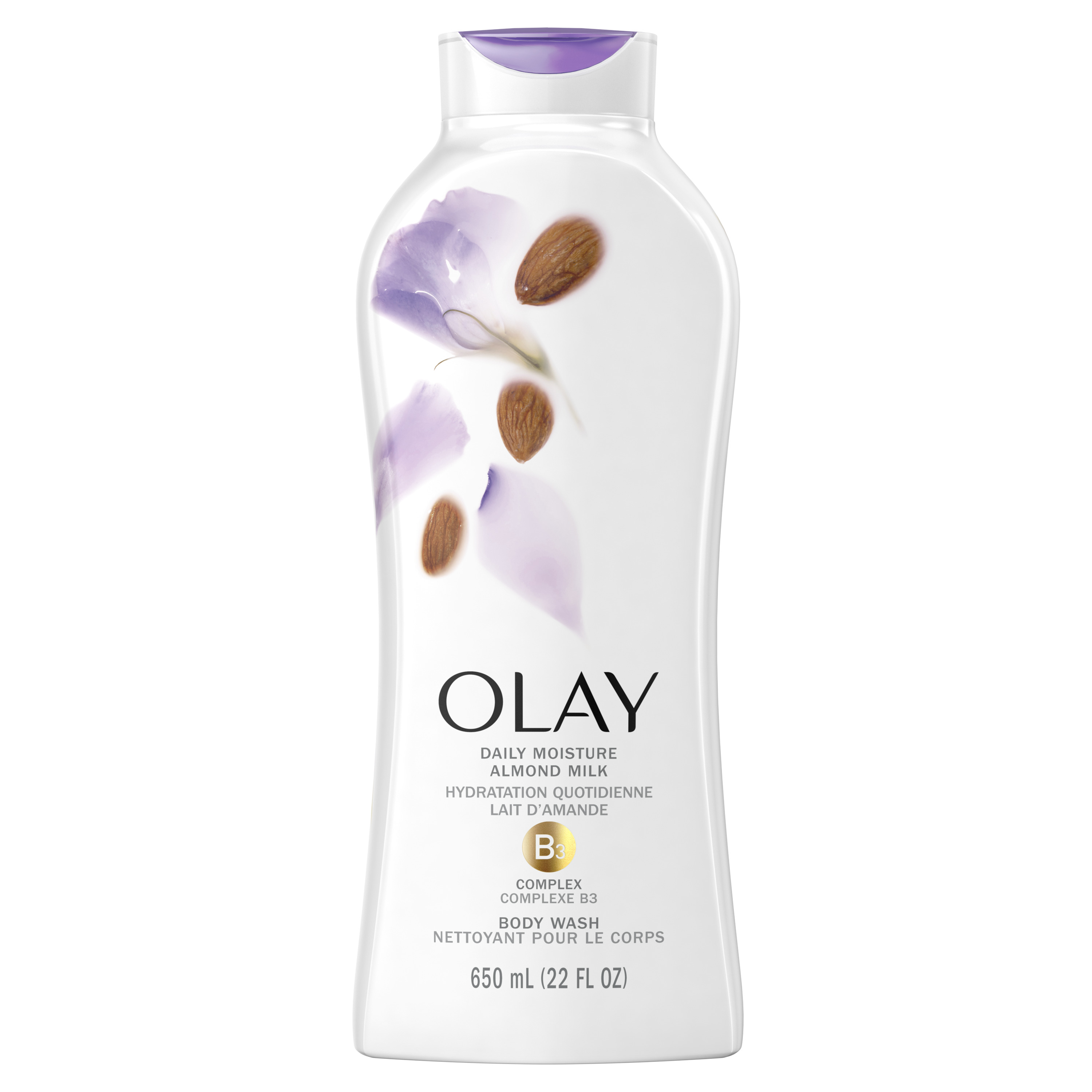 Sữa Tắm Olay Hydrating Clean Almond Milk 650ml