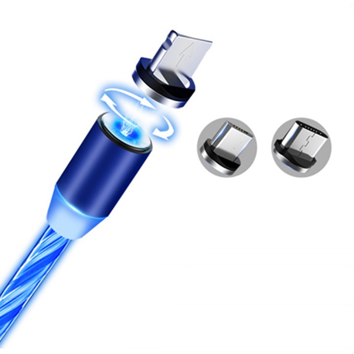 Cáp Sạc Nam Châm  Đèn Led Siêu Đẹp