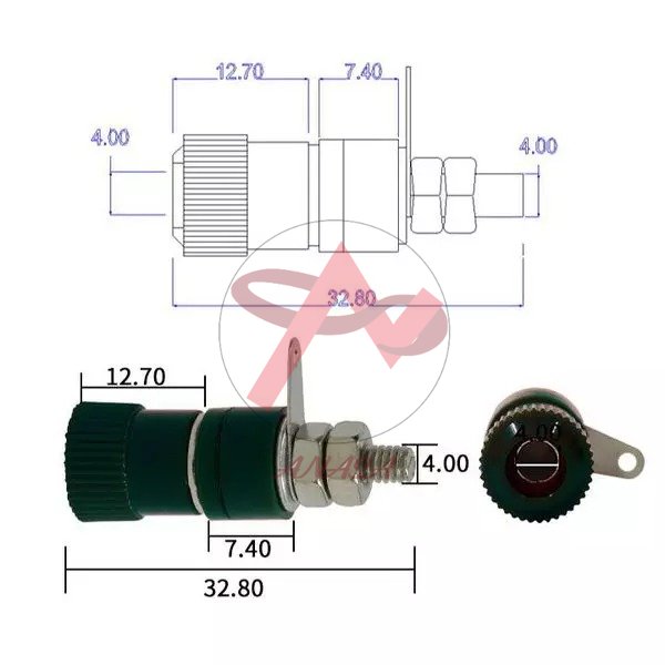 Đầu jack js910 b-b dài - jack bắp chuối cái các màu