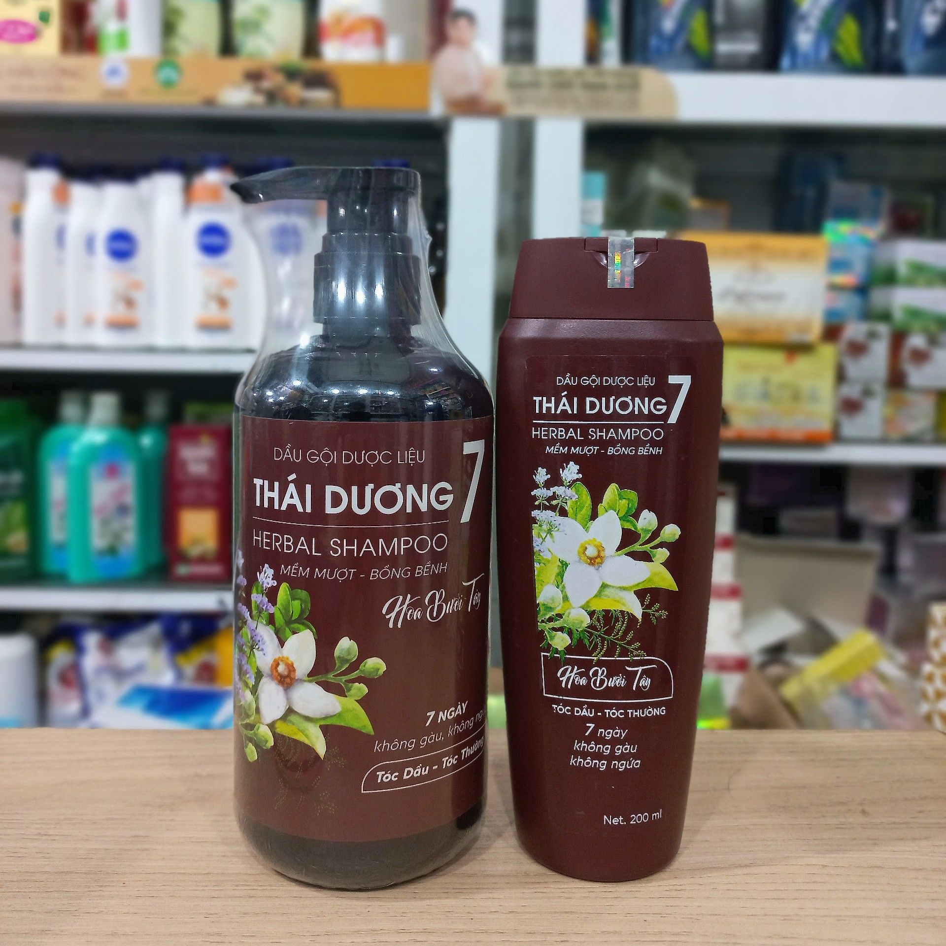 [HCM]Dầu gội thảo dược thái dương 7 - hoa bưởi tây