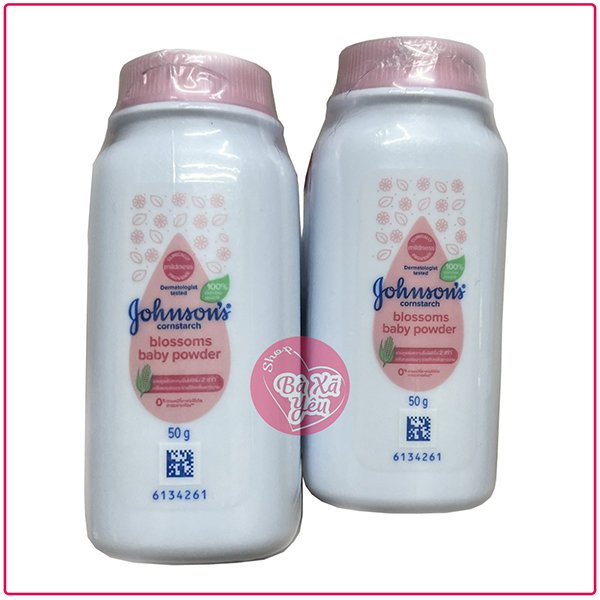 Combo 2 hộp phấn rôm thơm baby johnson's thái lan 200g