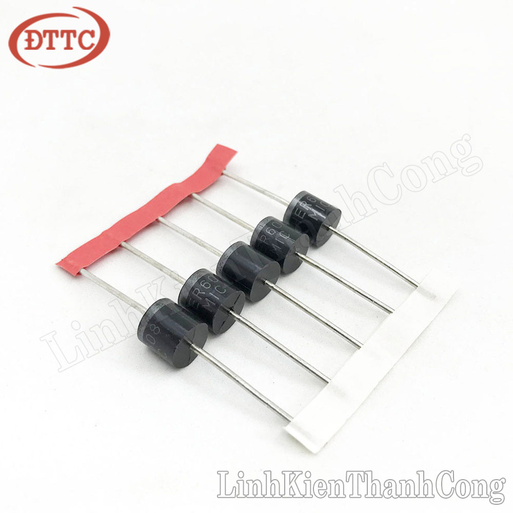 Diode Xung HER608 6A 1000V Loại Dây (Chính Hãng VISHAY) - Loại nhỏ