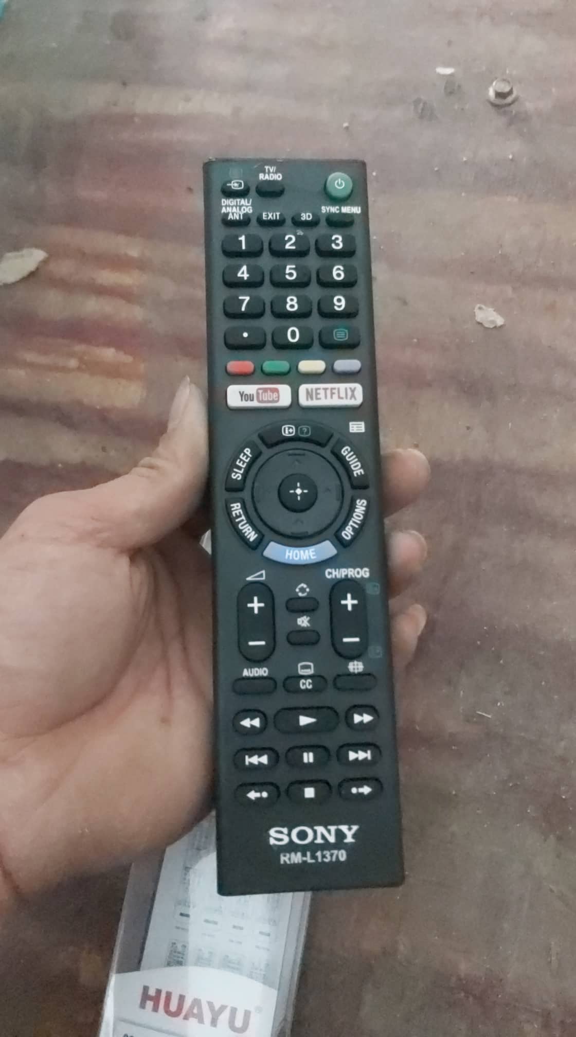 Điêu khiển sony lcd 1370 youtobe
