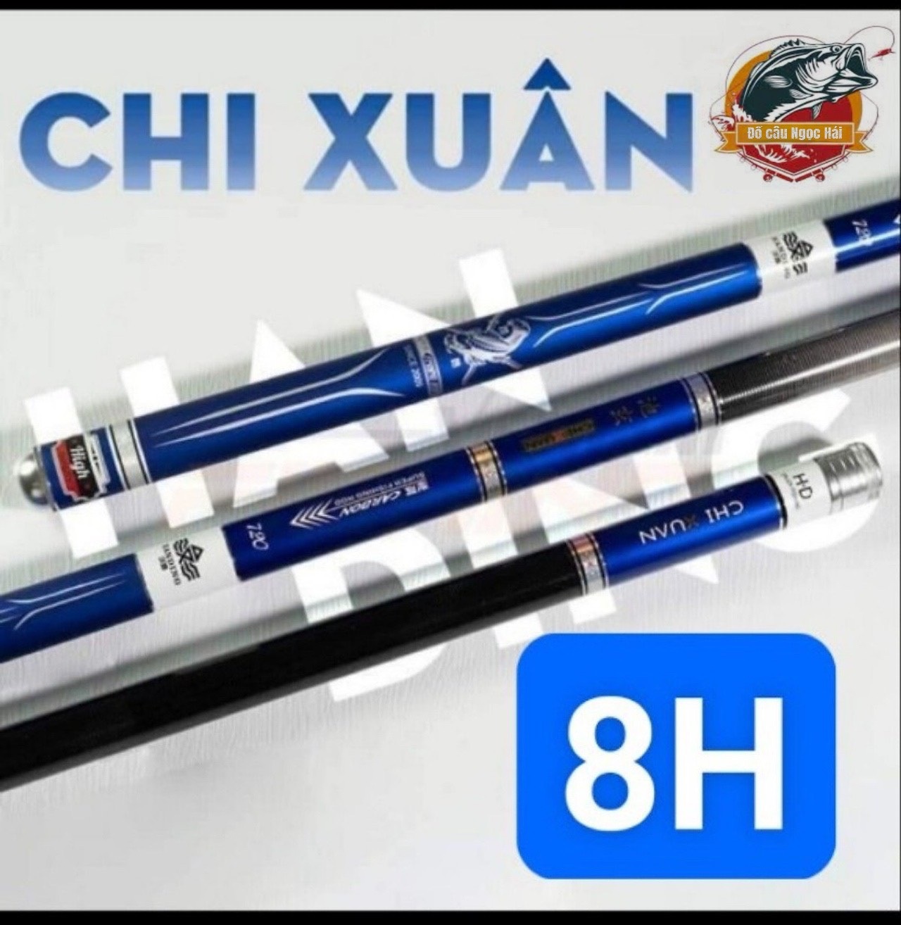 Cần câu cá 8h han-ding- siêu bạo lực