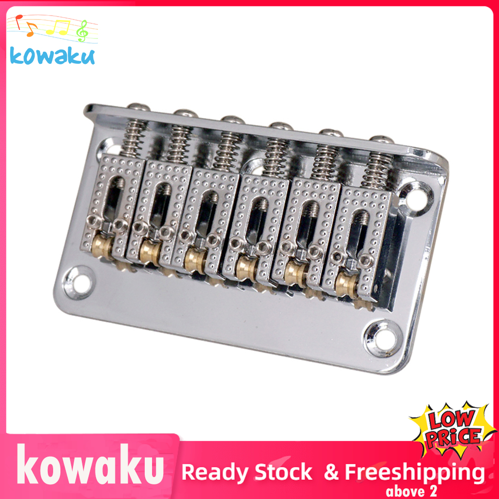kowaku 1 Set Electric Guitar Roller Saddle Bridge Tailpiece Scew Wrench