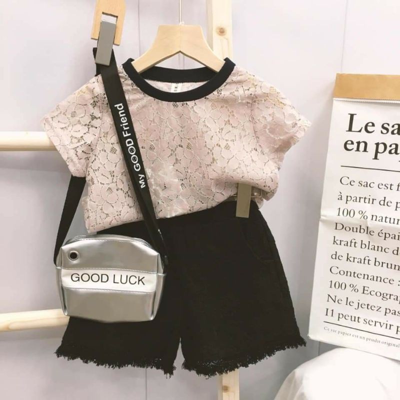 Set bộ ren cho bé gái