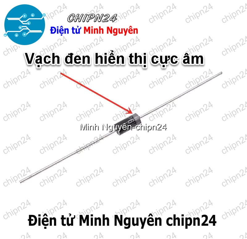 [10 con] (K523) Diode TVS 1 chiều P6KE A (P6KE6.8A P6KE10A P6KE12A P6KE13A P6KE15A P6KE16A P6KE18A P6KE24A) - HHH.00394