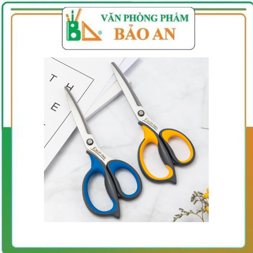 Kéo văn phòng 210mm Deli - Vàng/Xanh - 1 chiếc - E77760